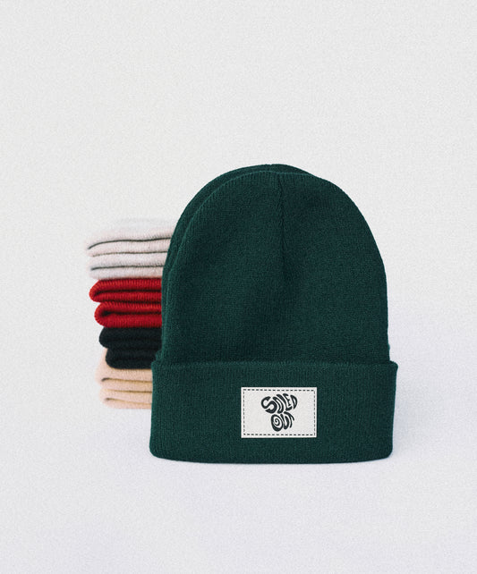 Cozy Beanie (Emerald green)