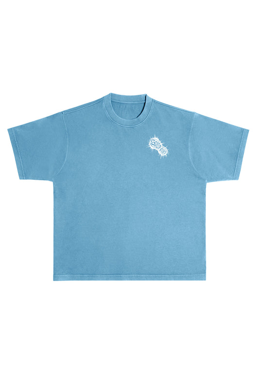 Foundation Heavyweight Tee Blue - Ocean